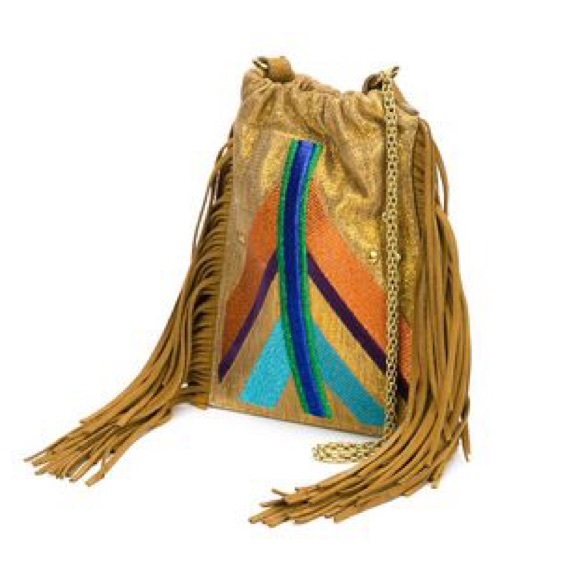 NEW Jerome Dreyfus Gary Peace Style fringe bag - Picture 2 of 8